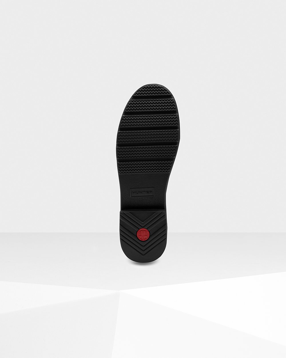 Hunter Høye Gummistøvler Svart - Dame Refined Slim Fit Contrast - Norge BTNSZC-970